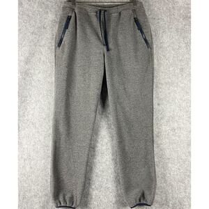 Patagonia Synchilla Fleece Pants Mens Medium Gray Drawstring Pull On Outdoor